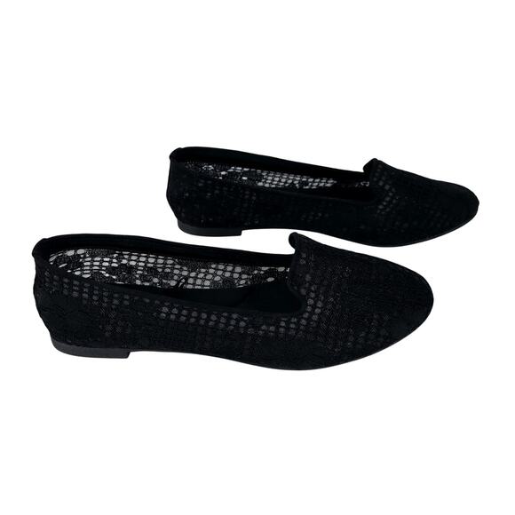 SEYCHELLES WOMEN'S BLACK MEMORY FOAM SEE-THRU MESH UPPER FLATS – SIZE 9W - Picture 1 of 12